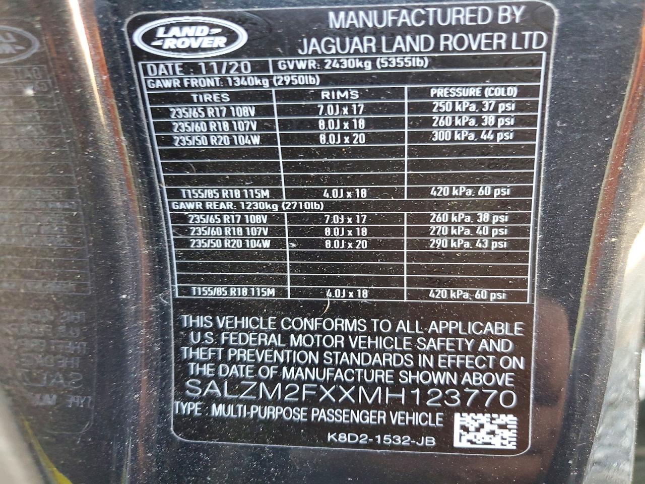 Land Rover Range Rover R-dynamic Hse