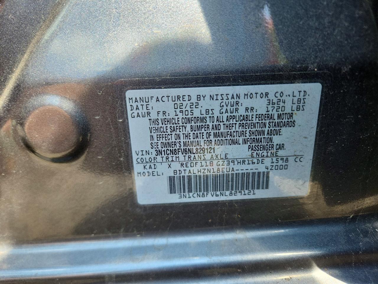 Nissan Versa Sr