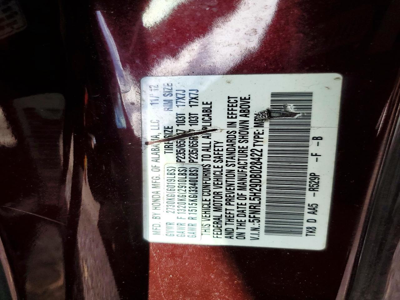 Honda Odyssey Lx