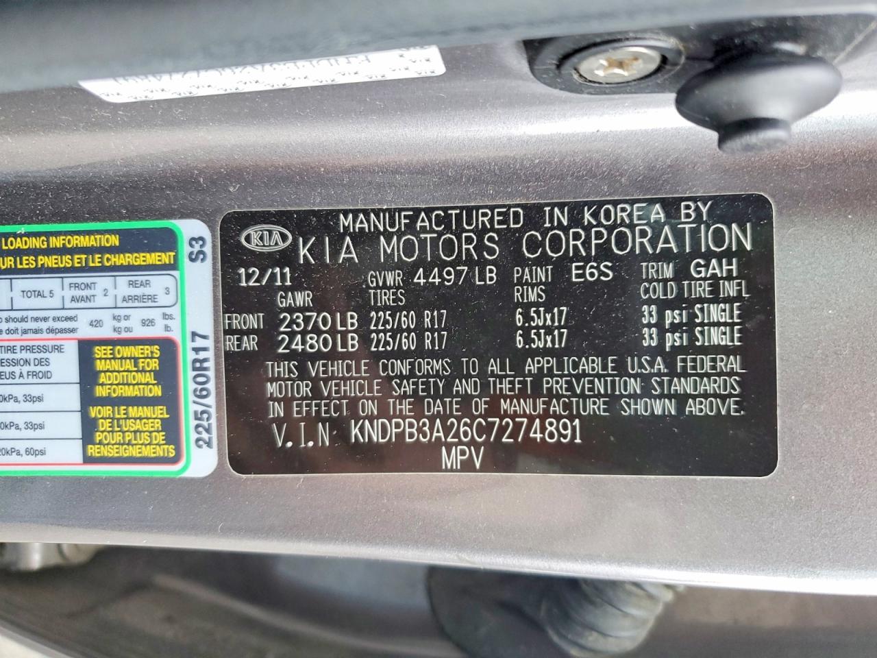 Kia Sportage Lx