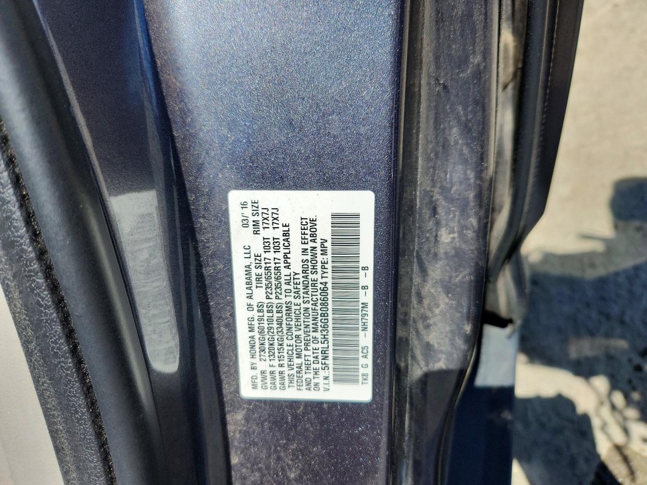 Honda Odyssey Se