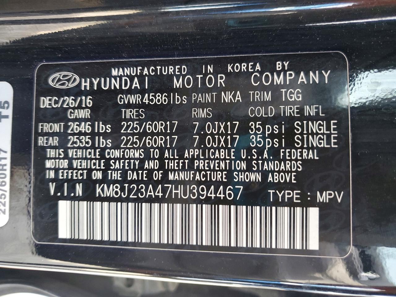 Hyundai TUCSON Se