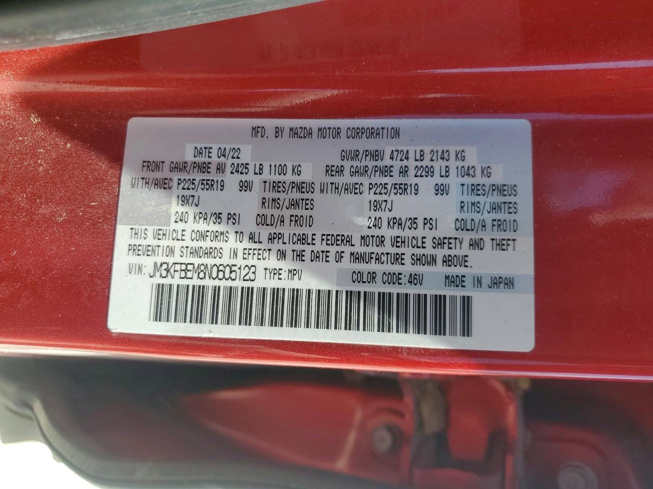Mazda Cx Premium Plus