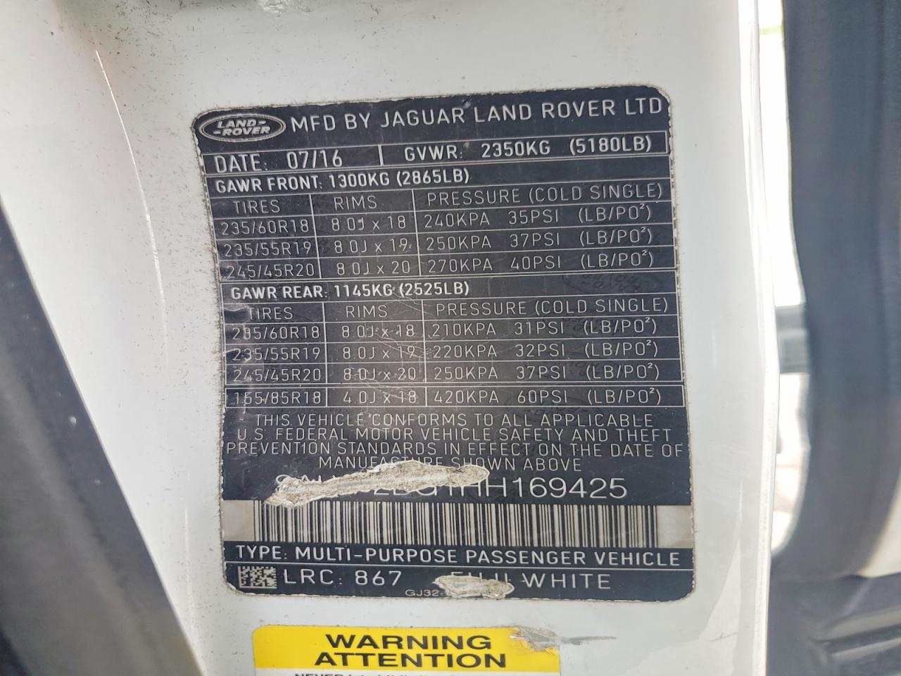 Land Rover Range Rover Se