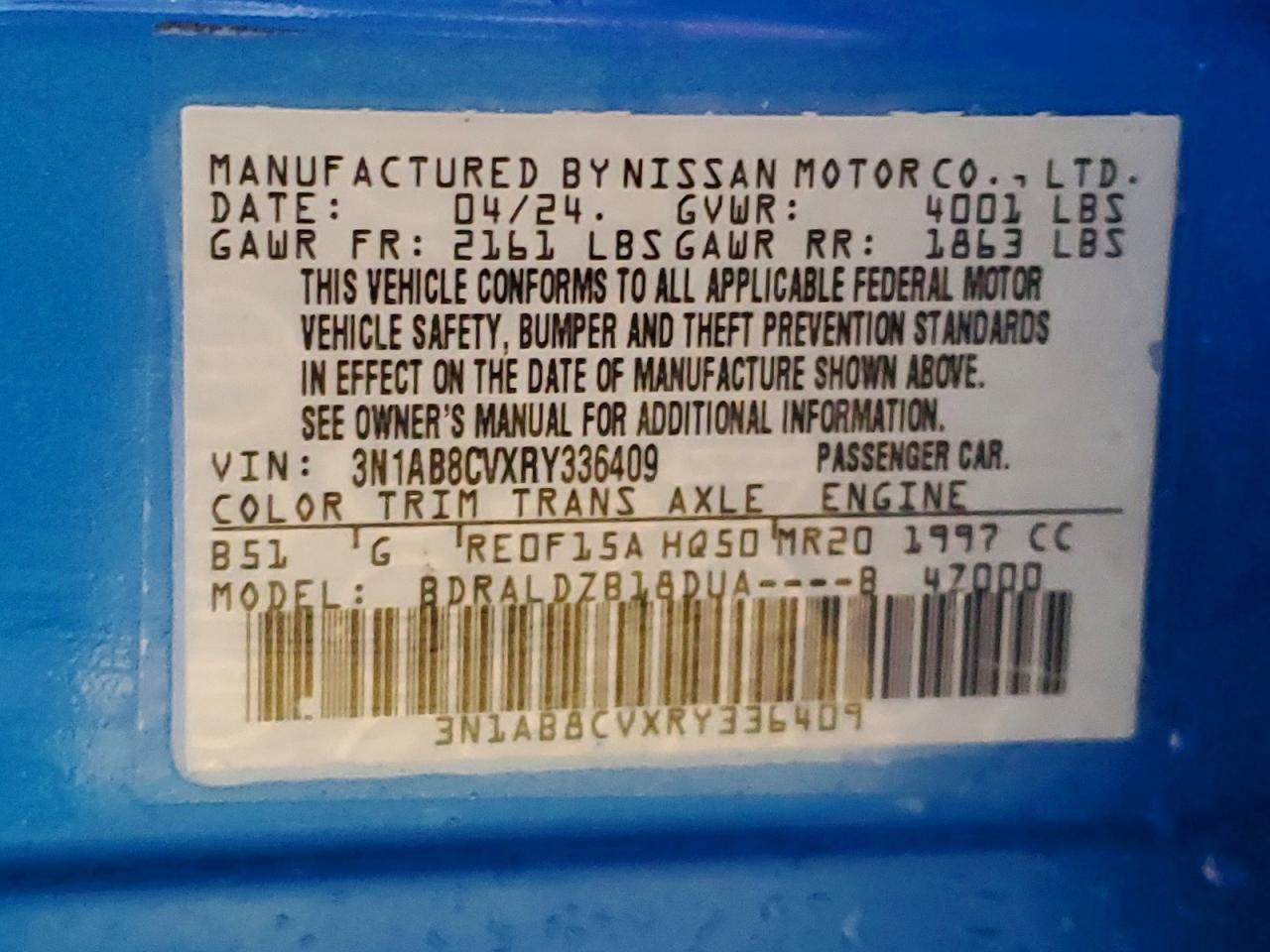 Nissan Sentra Sv