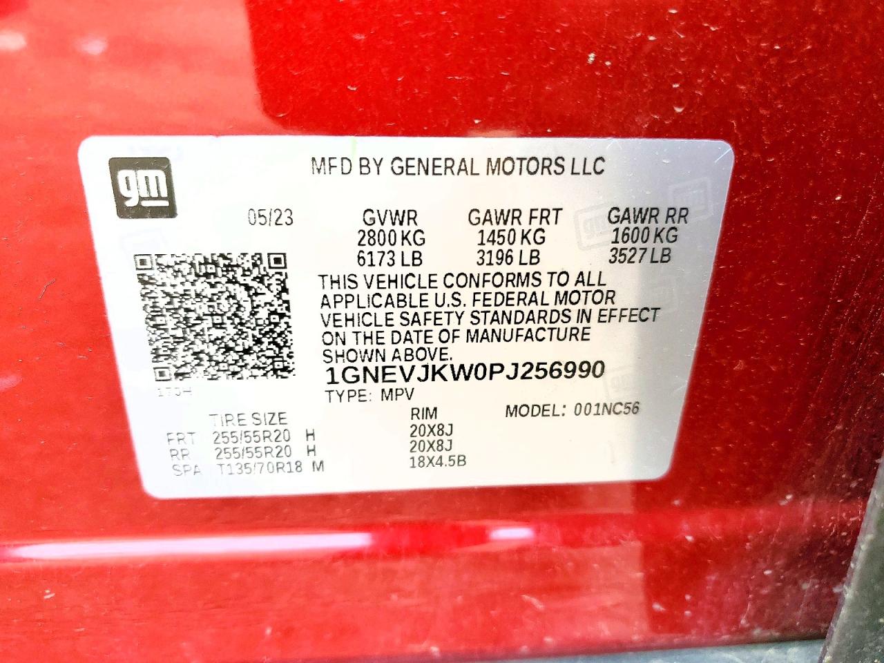 Chevrolet Traverse Rs