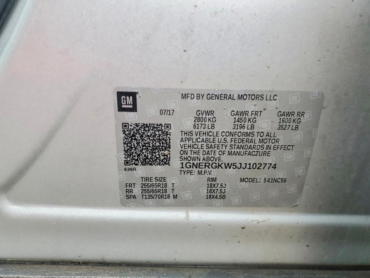 Chevrolet Traverse Lt