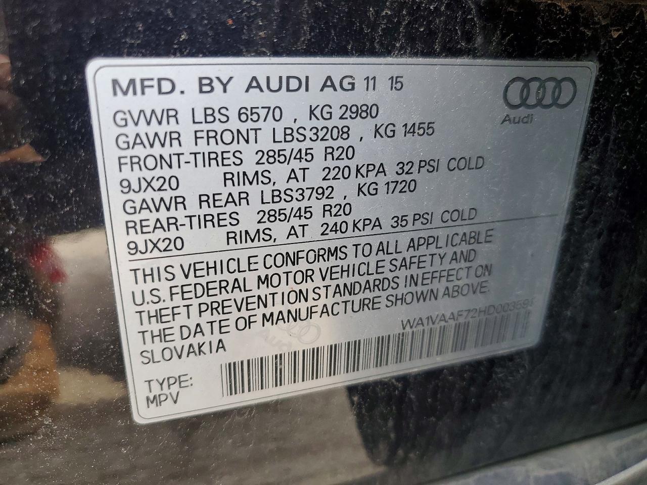 Audi Q7 Prestige