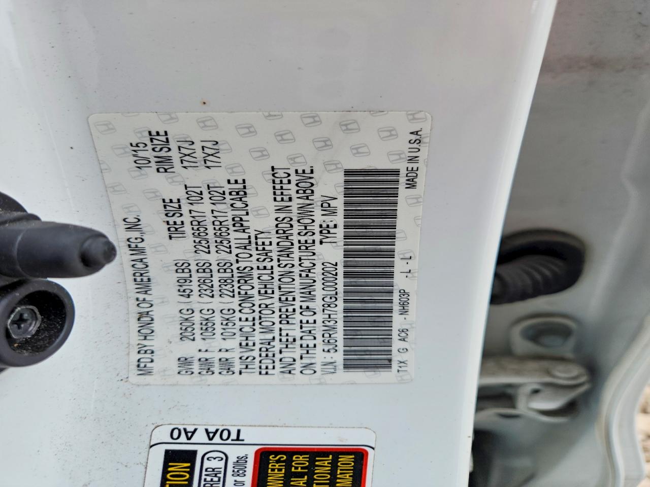 Honda Crv Exl