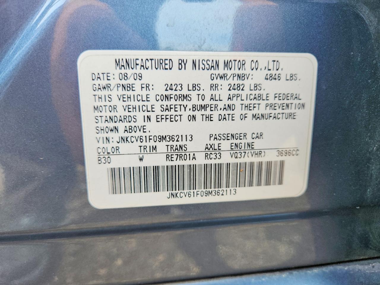 INFINITI G37