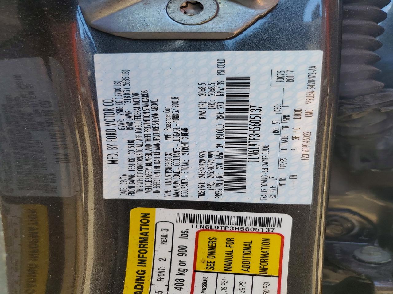 Lincoln Continental Select