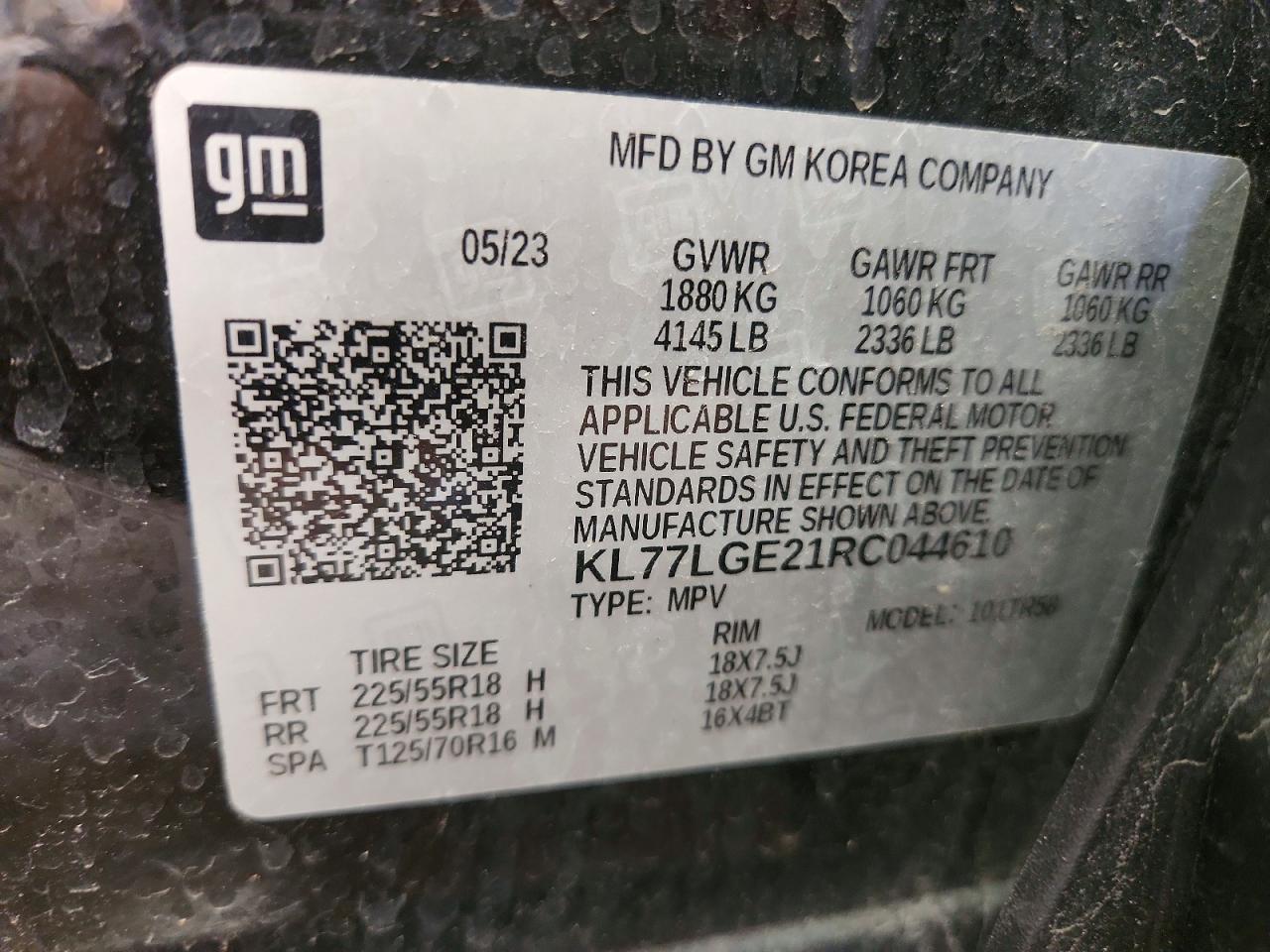 Chevrolet Trax 1rs
