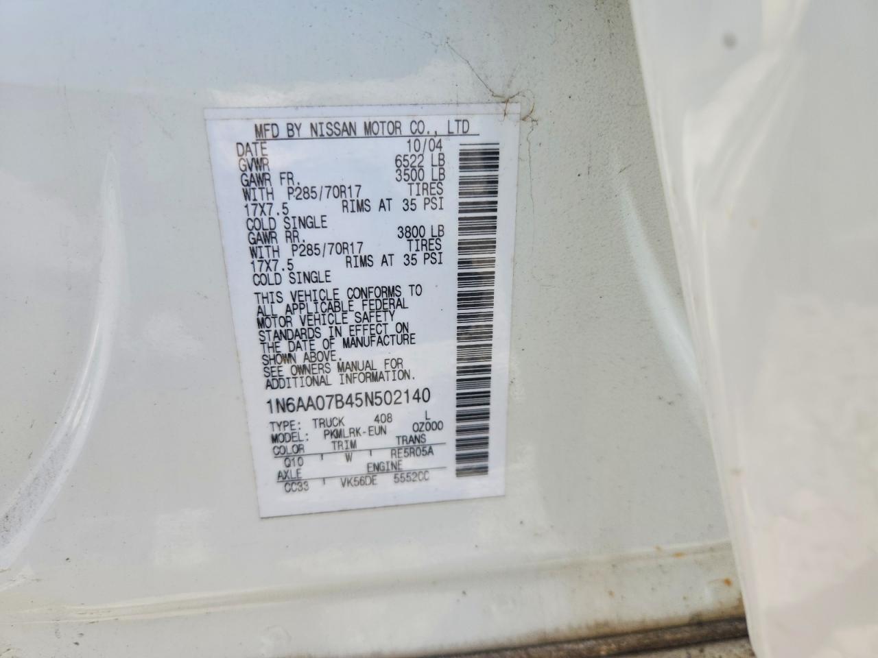 Nissan Titan Xe