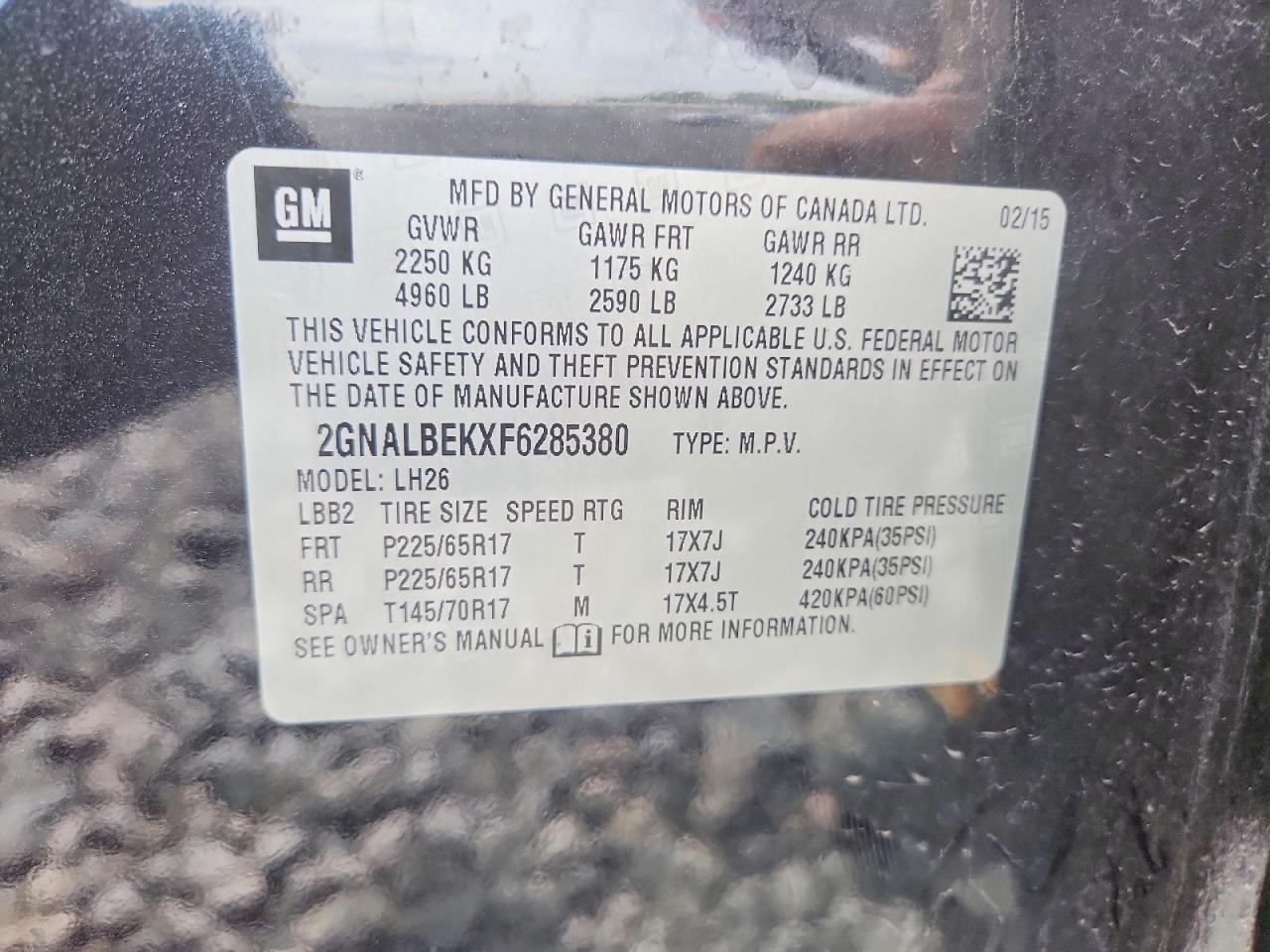Chevrolet Equinox Lt
