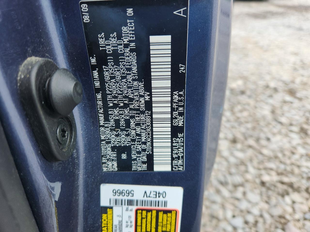 Toyota Sienna Xle