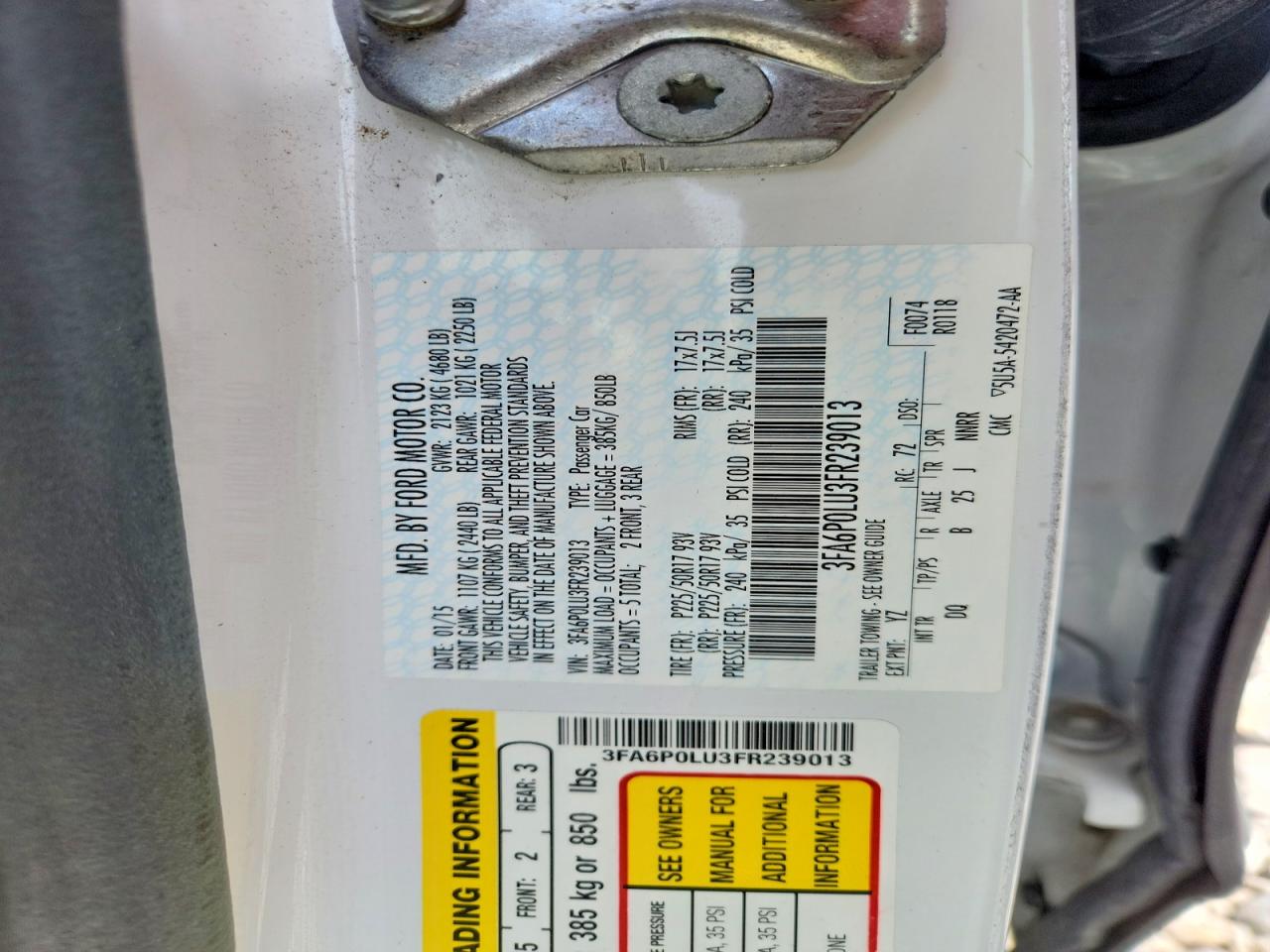 Ford Fusion Se Hybrid