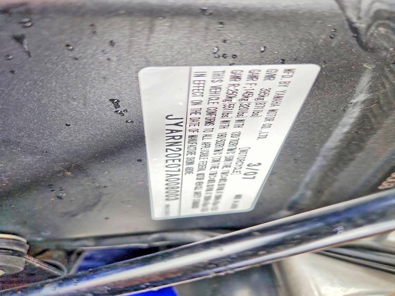 Yamaha Yzf1000
