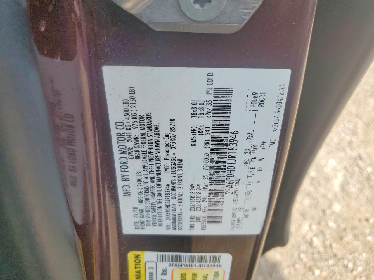Ford Fusion Se