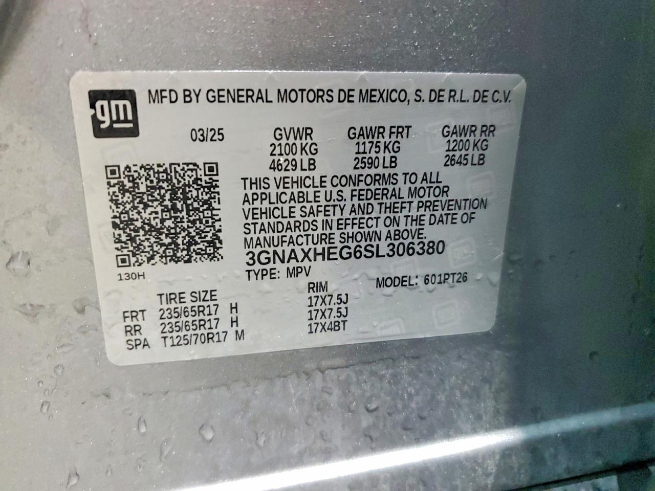 Chevrolet Equinox Lt