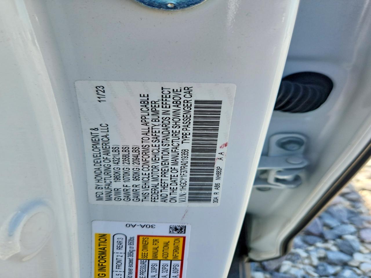 Honda Accord Ex