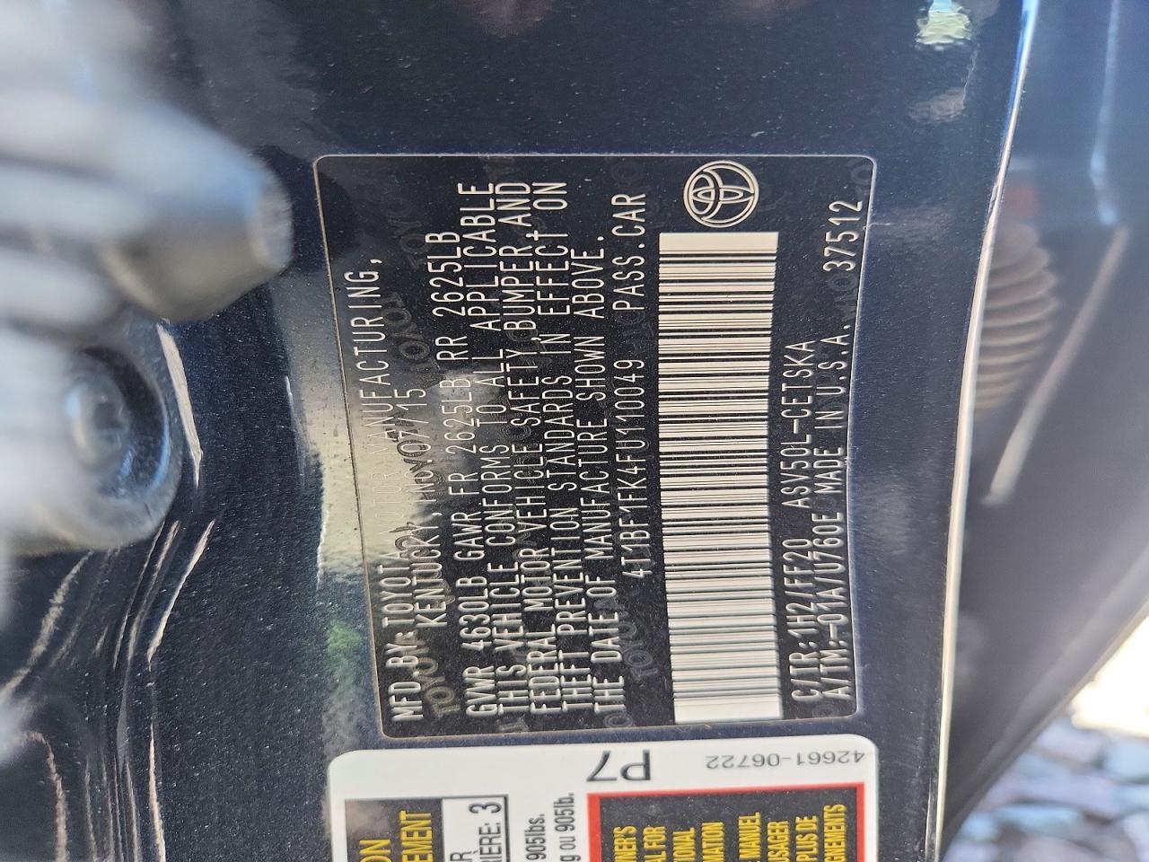 Toyota Camry Se