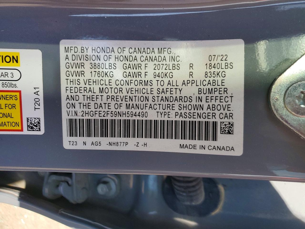 Honda Civic Sport
