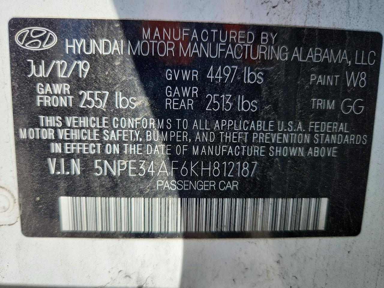 Hyundai SONATA Sel