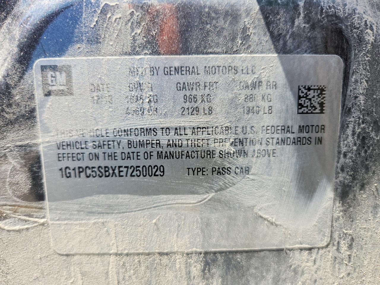 Chevrolet Cruze Lt