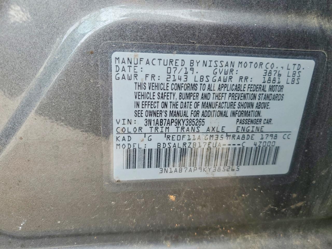 Nissan Sentra Sr