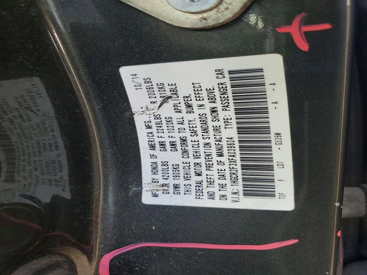 Honda Accord Lx