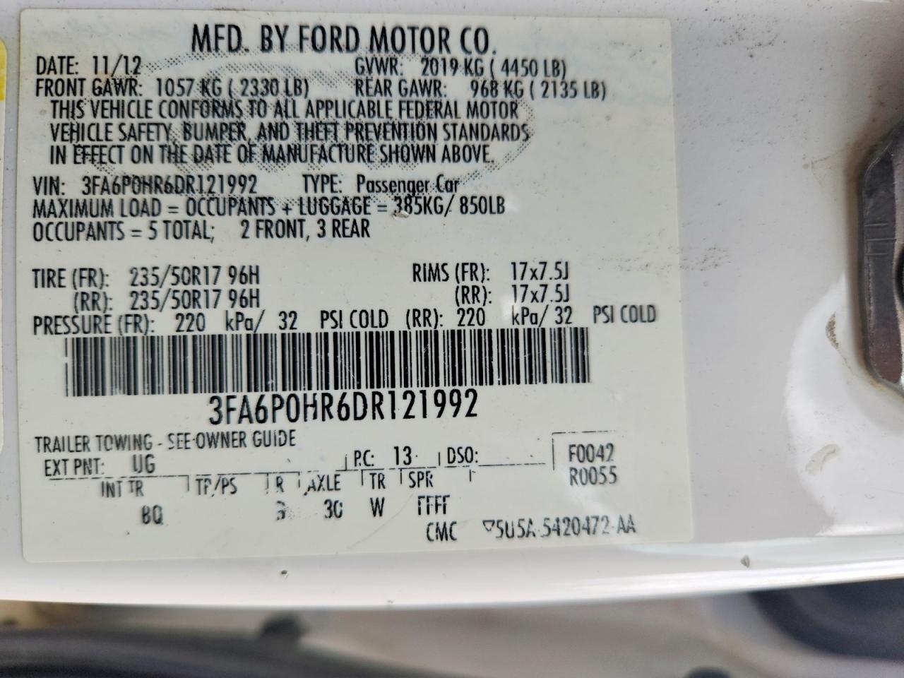 Ford Fusion Se