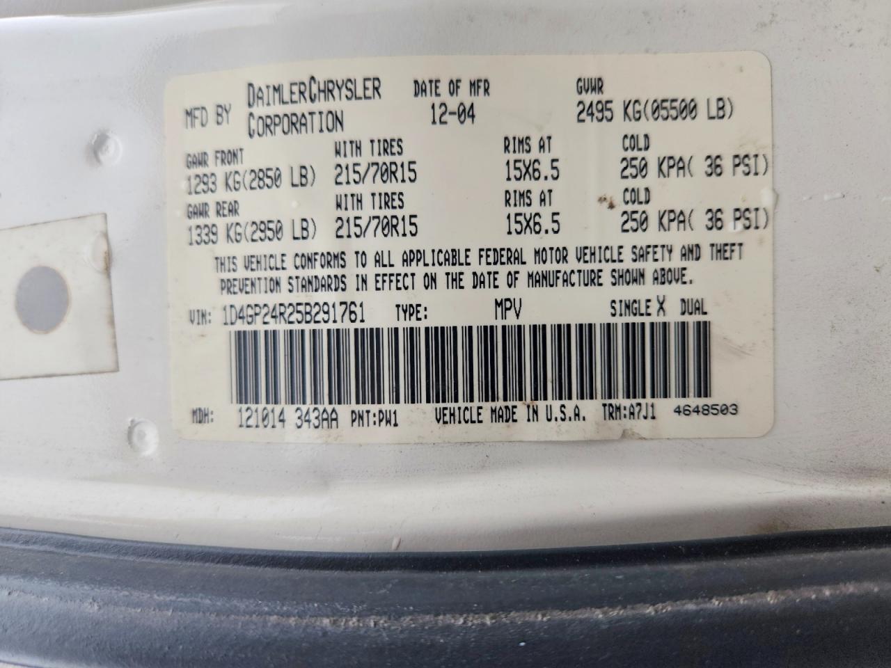 Dodge Caravan Se