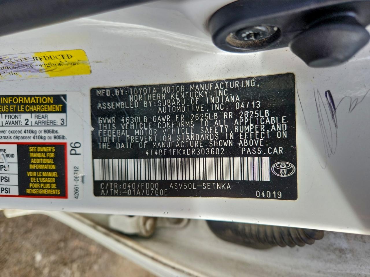 Toyota Camry L