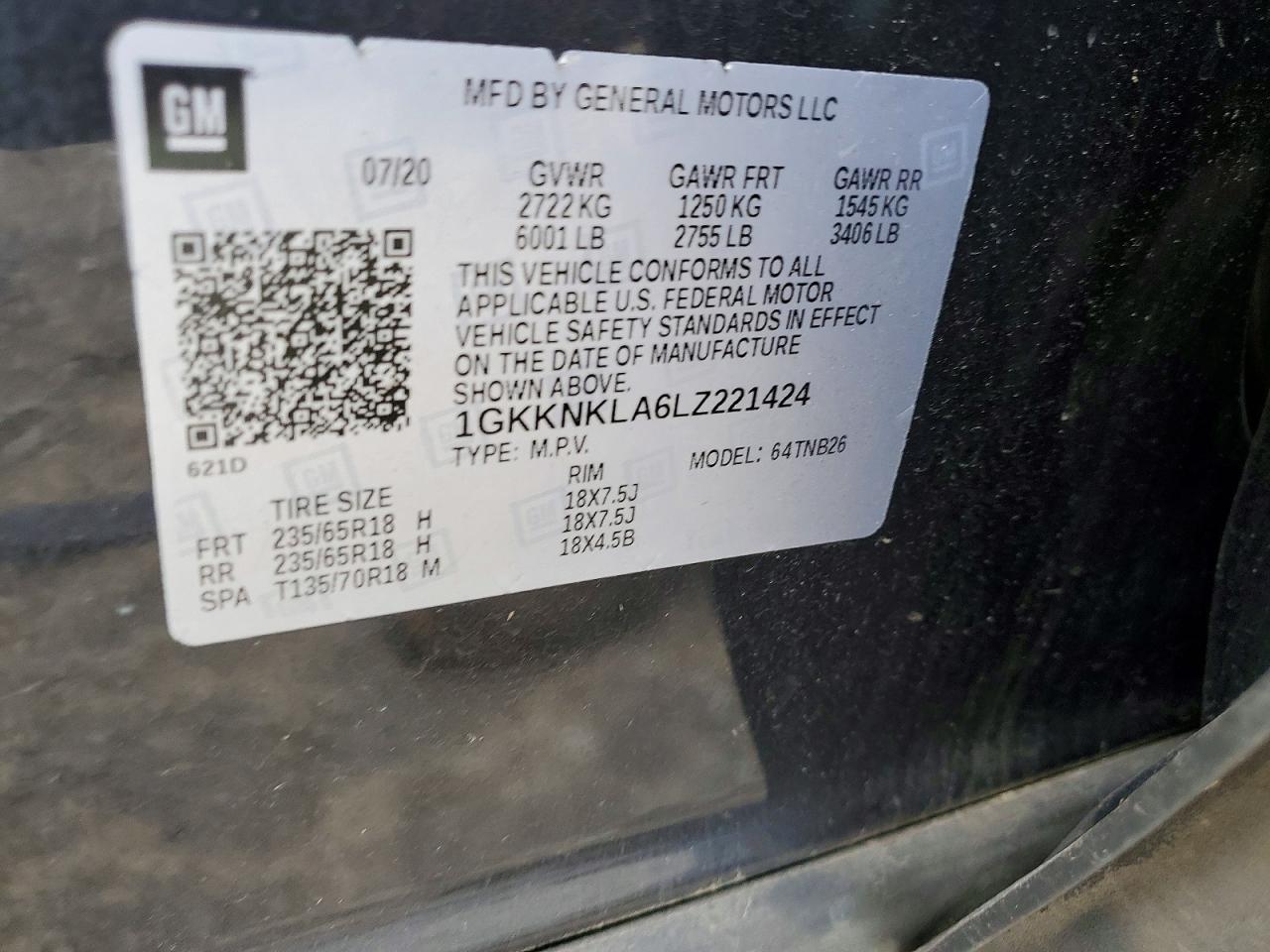 GMC Acadia Sle