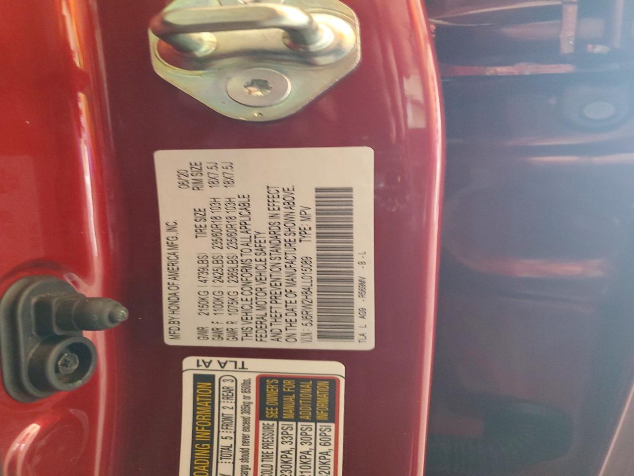 Honda Crv Exl