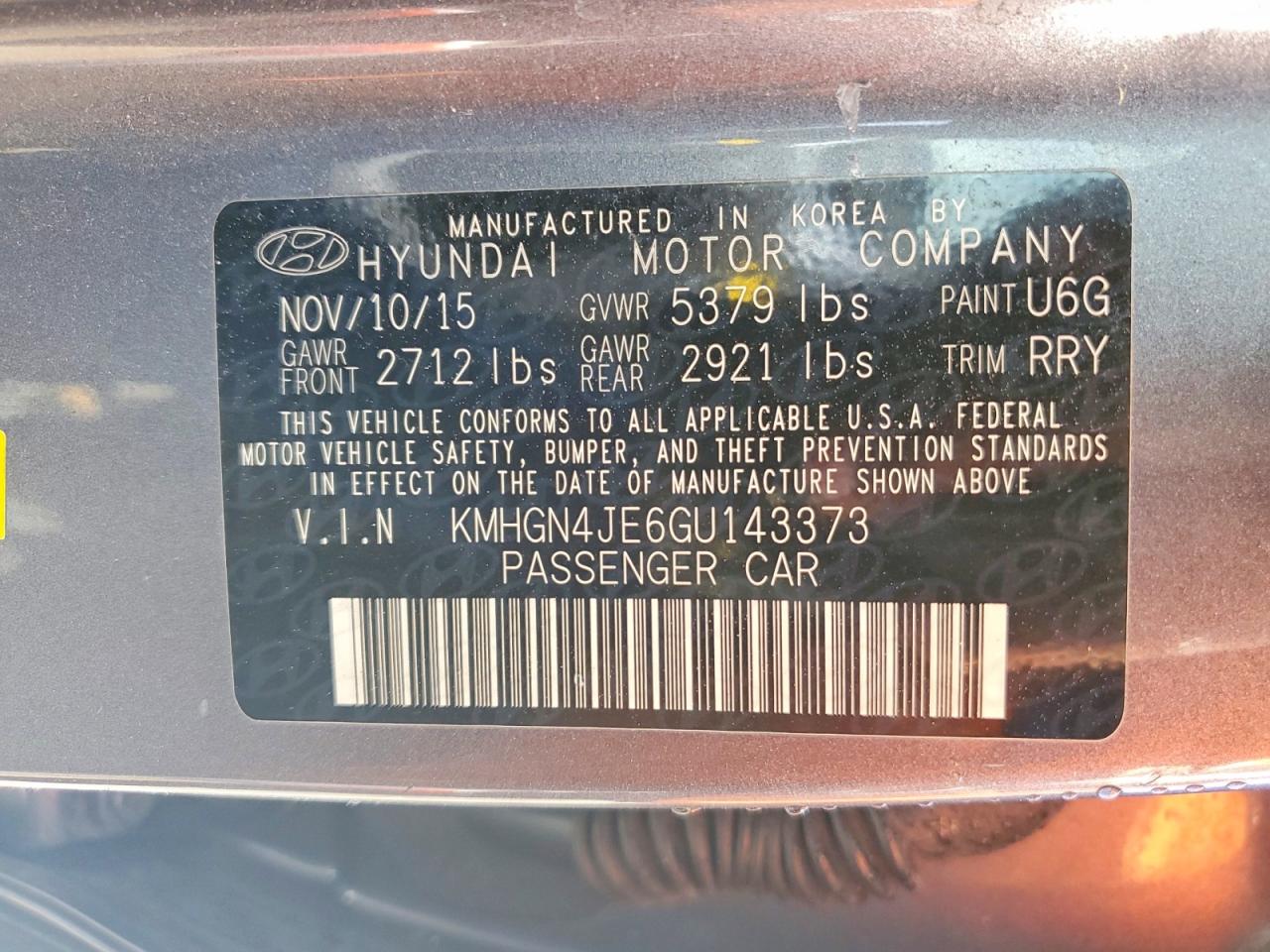 Hyundai Genesis 3.8l