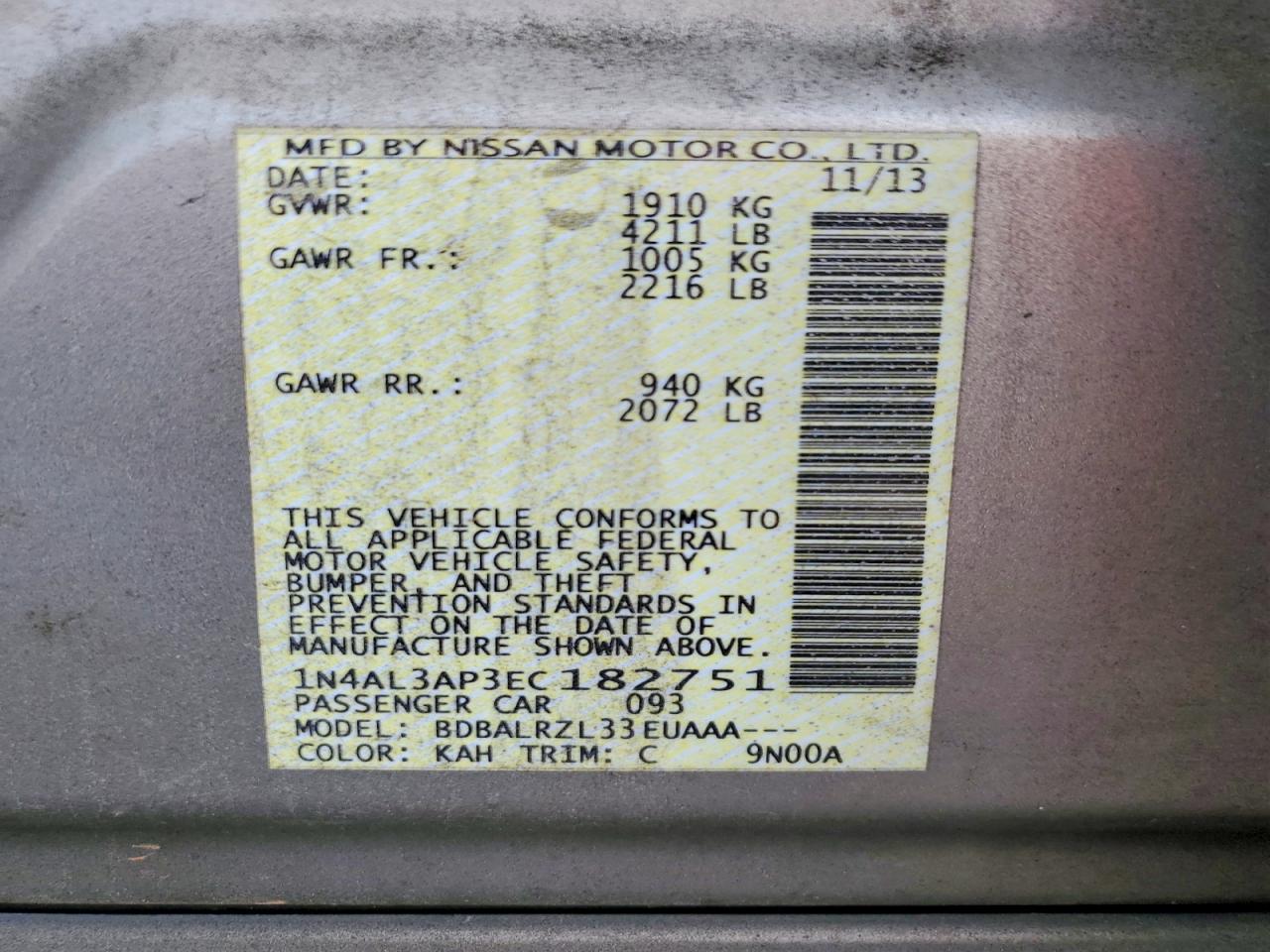 Nissan Altima 2.5 S