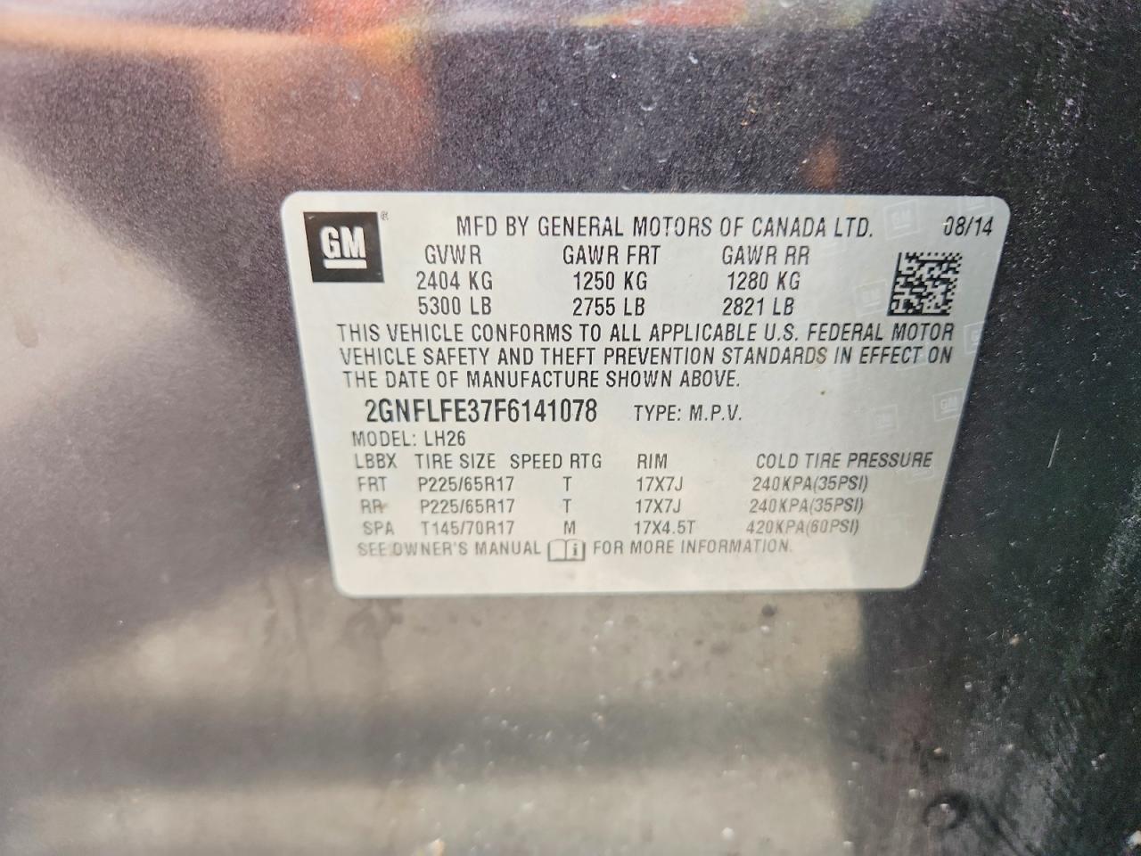 Chevrolet Equinox Lt