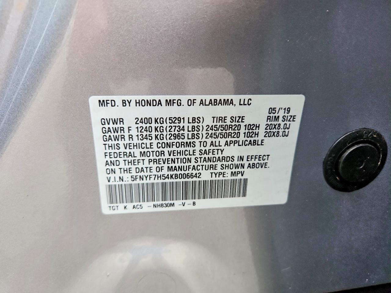 Honda Passport Exl