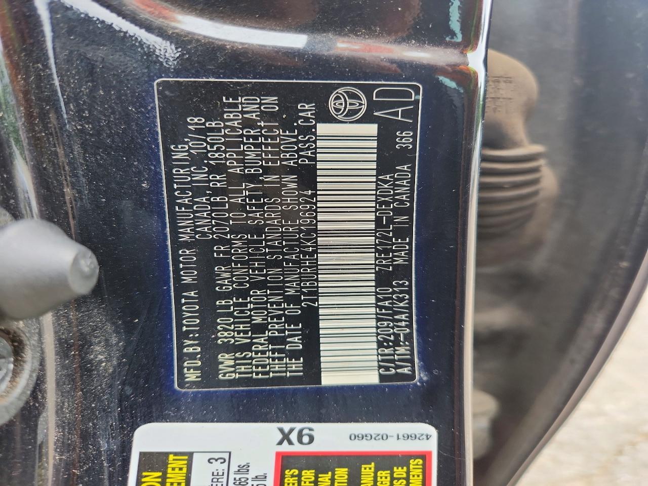 Toyota Corolla L