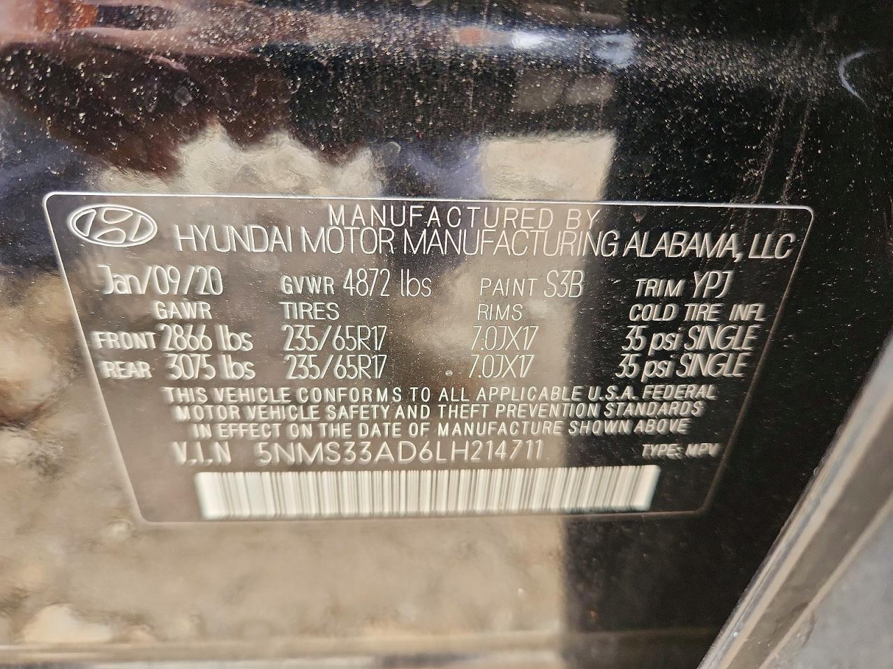 Hyundai SANTA FE Sel