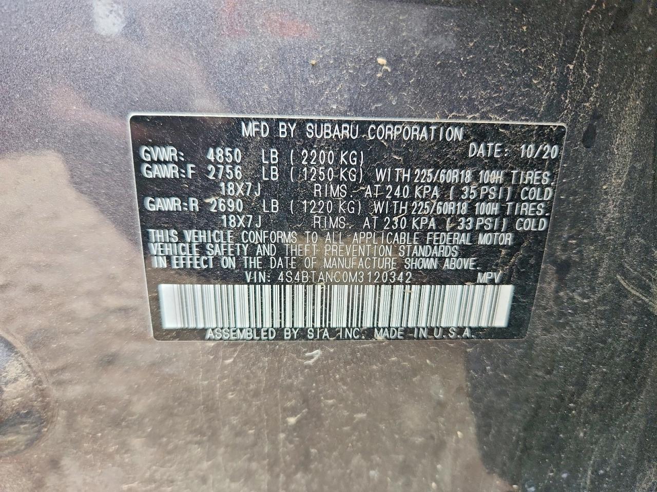 Subaru Outback Limited