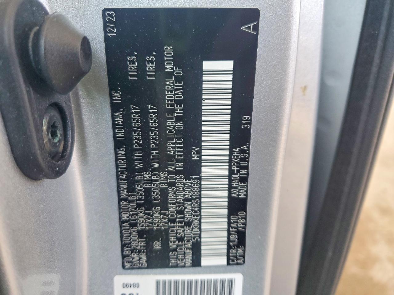 Toyota Sienna Le