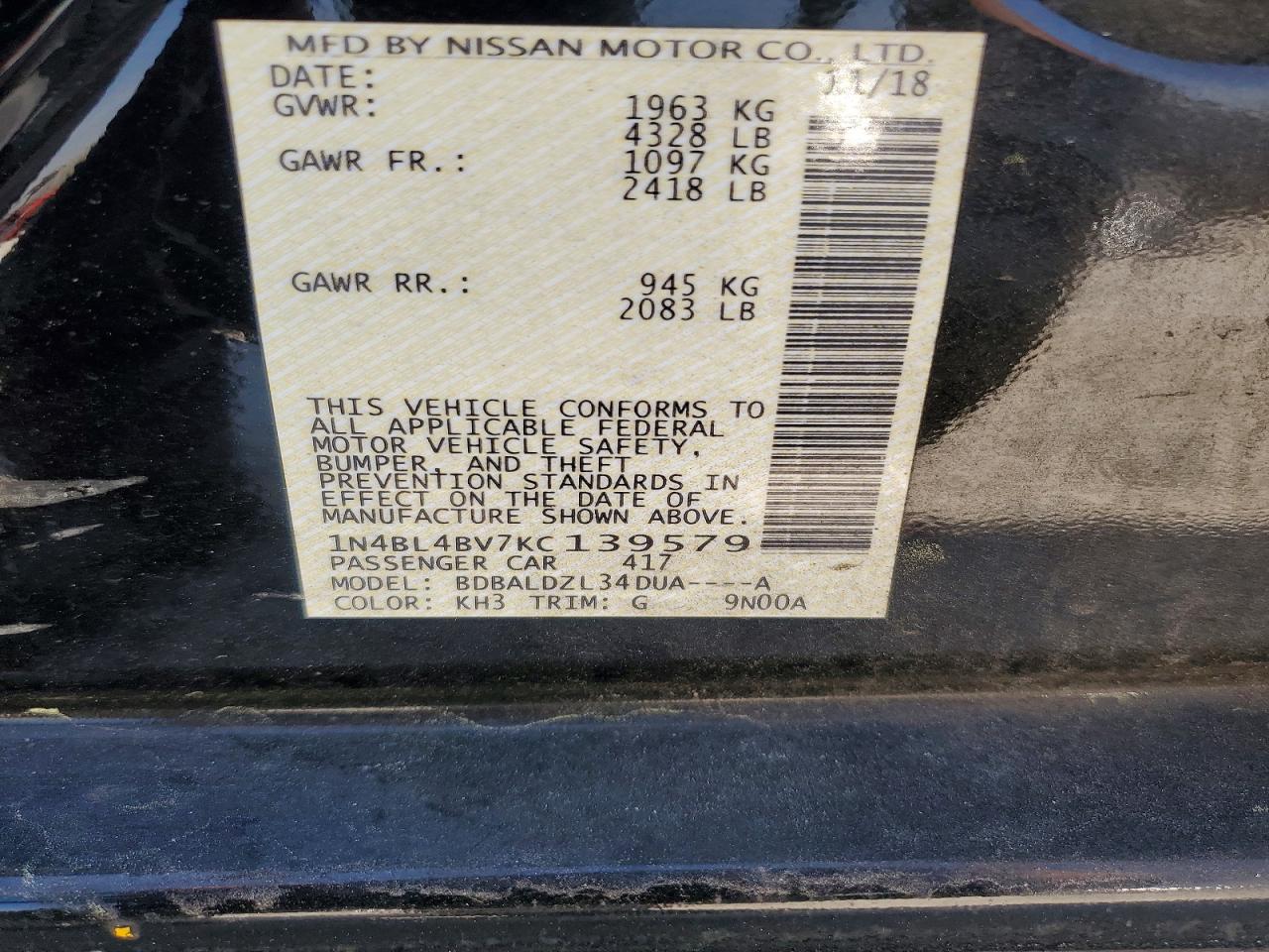 Nissan Altima 2.5 S