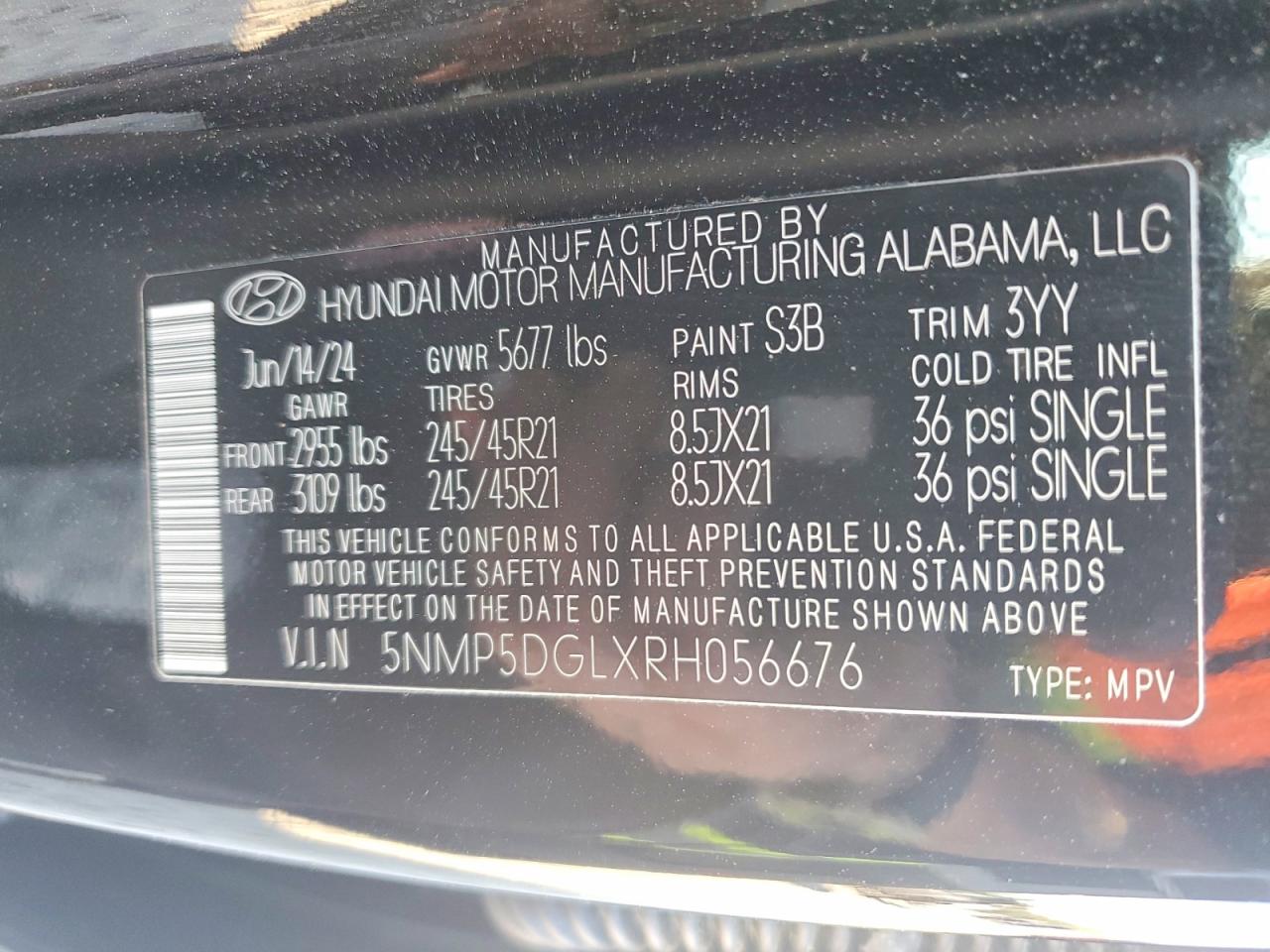 Hyundai SANTA FE Calligraphy