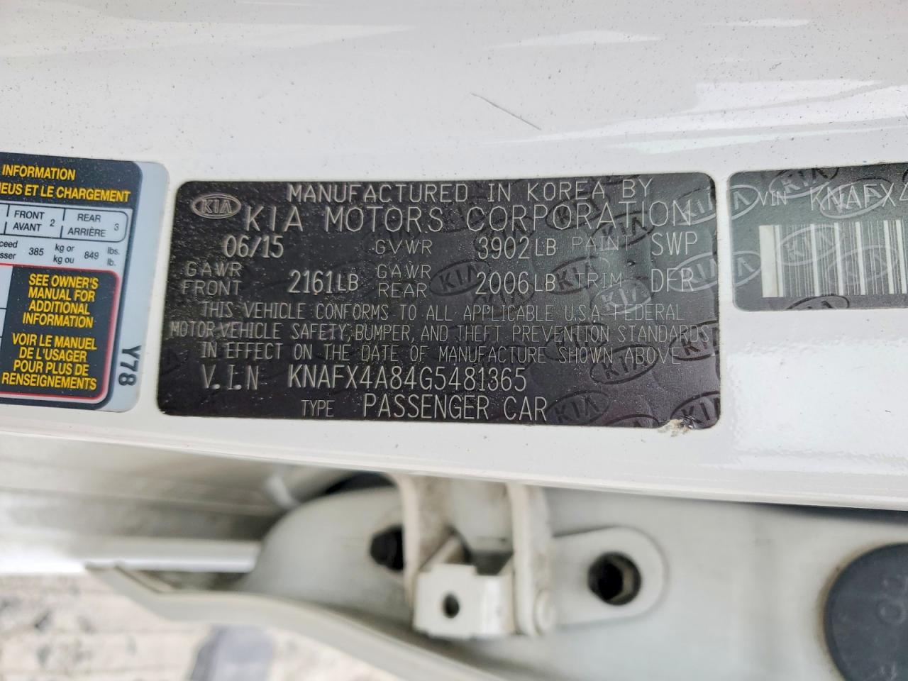 Kia Forte Ex