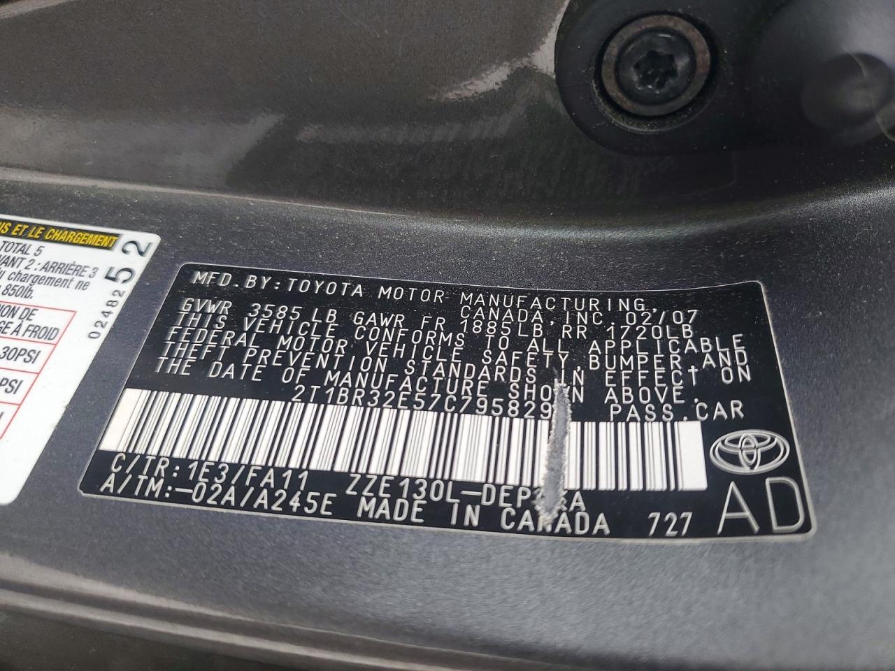 Toyota Corolla Ce