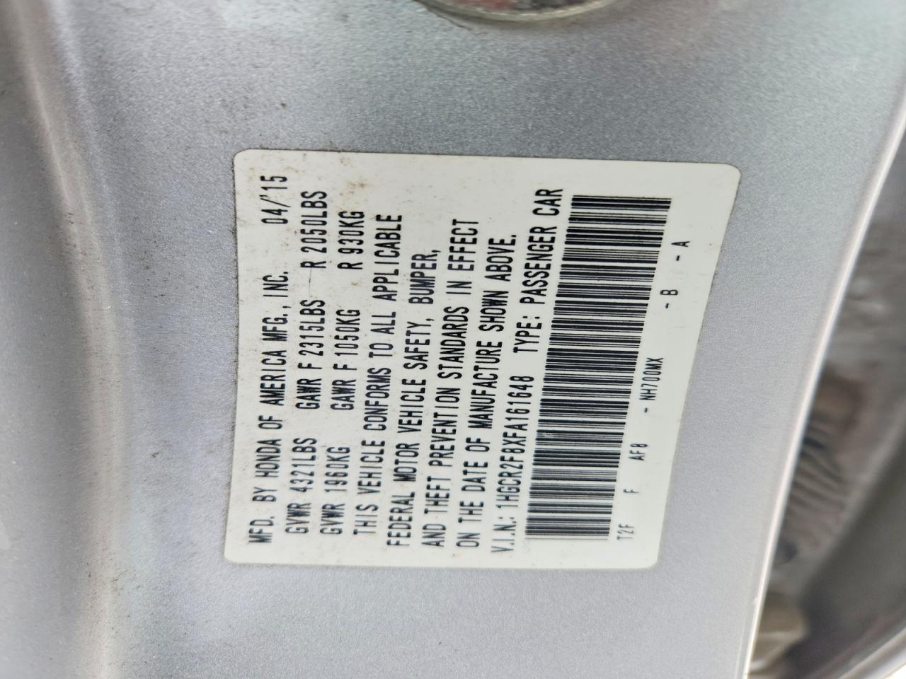 Honda Accord Exl