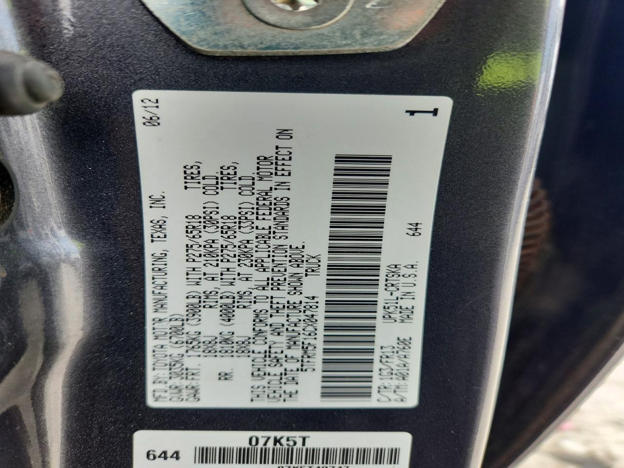Toyota Tundra Grade