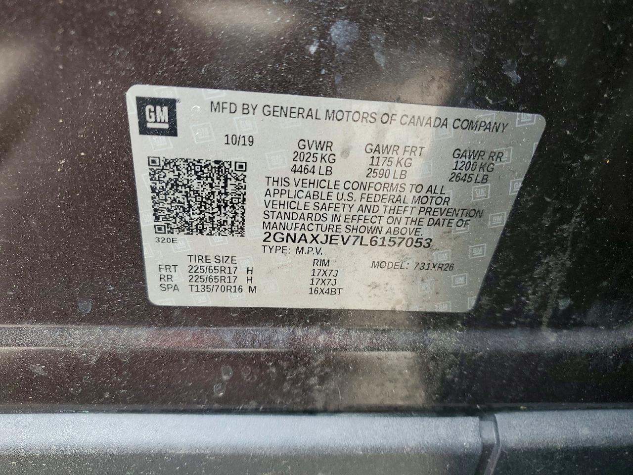 Chevrolet Equinox Lt